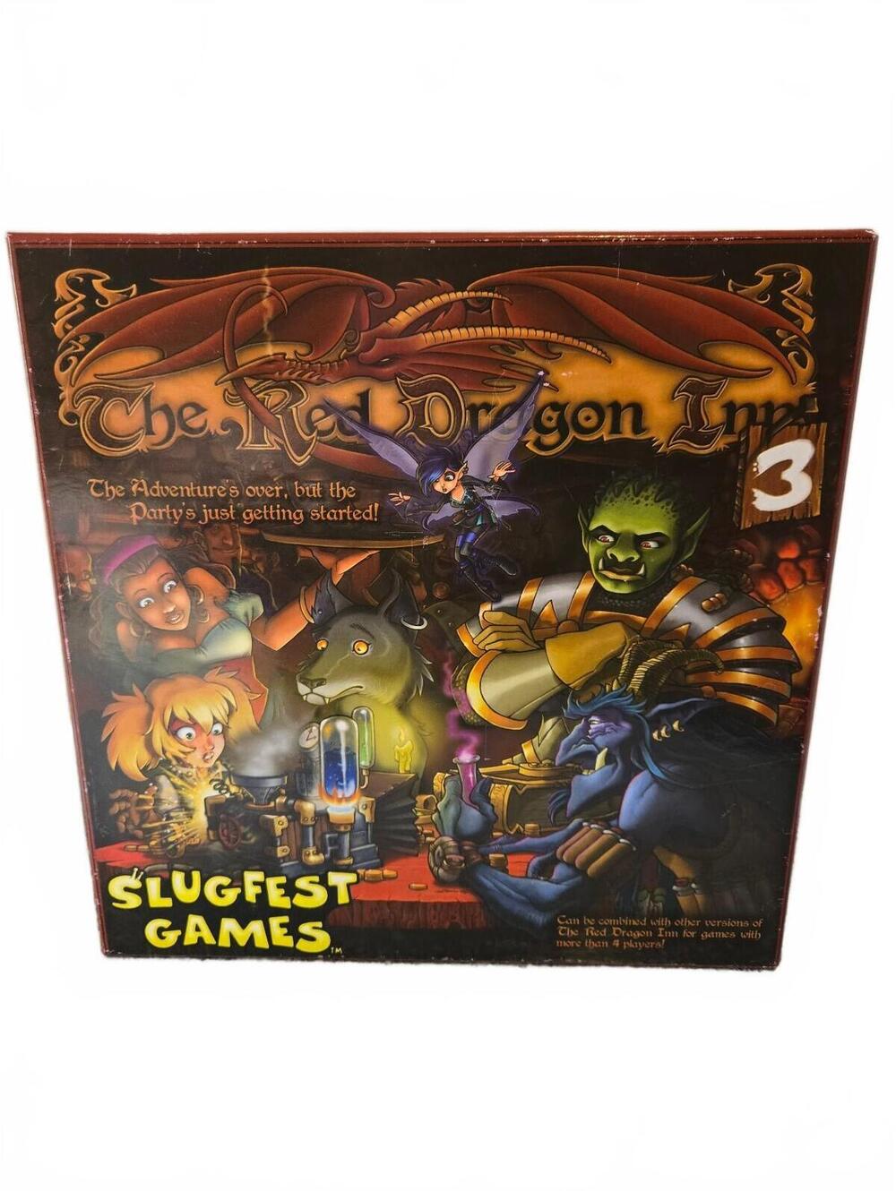 The Red Dragon Inn 3 Board Game Complete - Slugfest Games 2-4 Players